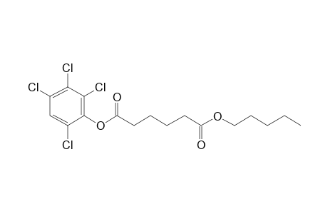 Adipic acid, pentyl 2,3,4,6-tetrachlorophenyl ester