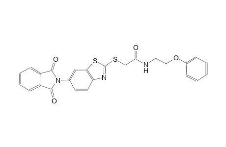 acetamide, 2-[[6-(1,3-dihydro-1,3-dioxo-2H-isoindol-2-yl)-2-benzothiazolyl]thio]-N-(2-phenoxyethyl)-