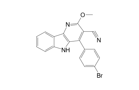 4-(4-Bromo-phenyl)-2-methoxy-5H-pyrido[3,2-b]indole-3-carbonitrile