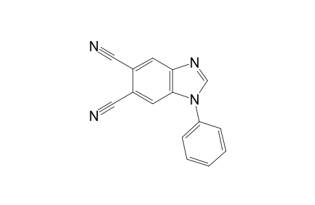 1H-1,3-Benzimidazole-5,6-dicarbonitrile, 1-phenyl-