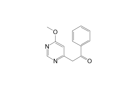 2-(6-Methoxy-4-pyrimidinyl)-1-phenylethanone