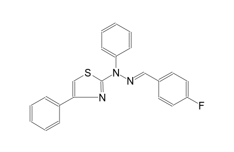 4-fluorobenzaldehyde phenyl(4-phenyl-1,3-thiazol-2-yl)hydrazone