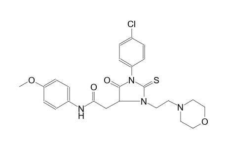 4-imidazolidineacetamide, 1-(4-chlorophenyl)-N-(4-methoxyphenyl)-3-[2-(4-morpholinyl)ethyl]-5-oxo-2-thioxo-