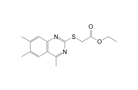ethyl [(4,6,7-trimethyl-2-quinazolinyl)sulfanyl]acetate