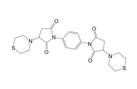 1-{4-[2,5-dioxo-3-(4-thiomorpholinyl)-1-pyrrolidinyl]phenyl}-3-(4-thiomorpholinyl)-2,5-pyrrolidinedione
