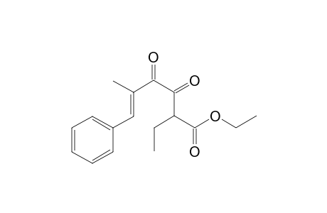 (E)-ethyl 2-ethyl-5-methyl-3,4-dioxo-6-phenylhex-5-enoate