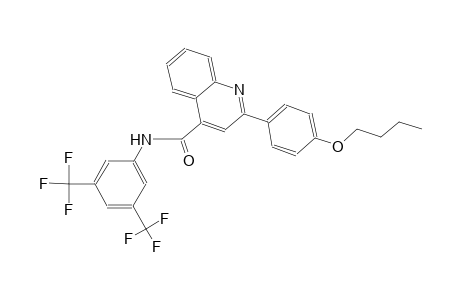 N-[3,5-bis(trifluoromethyl)phenyl]-2-(4-butoxyphenyl)-4-quinolinecarboxamide