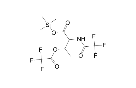 L-Threonine, N-(trifluoroacetyl)-, trimethylsilyl ester, trifluoroacetate (ester)