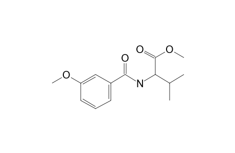 L-Valine, N-(m-anisoyl)-, methyl ester