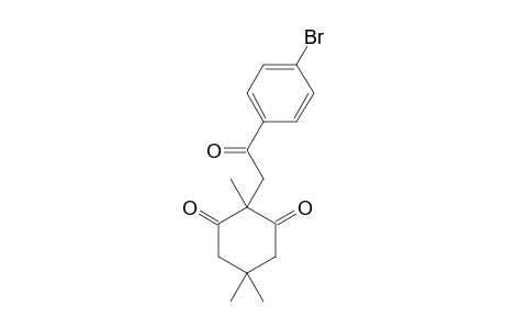 2,5,5-TRIMETHYL-2-(PARA-BROMO)-ACETOPHENYL-CYCLOHEXA-1,3-DIONE