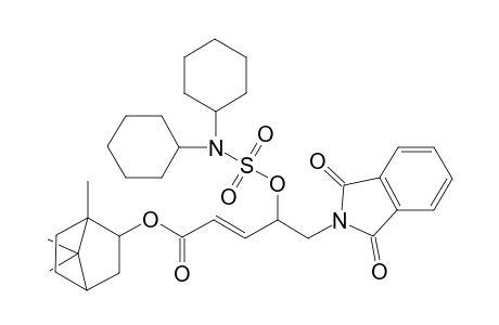 E-10-Dicyclohexylsulfamoyl-D-isobornyl 4-Hydroxy-5-phthalimidopent-2-enoate