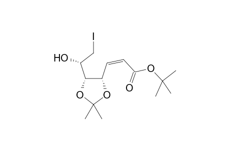 (Z)-3-[(4S,5R)-5-[(1S)-1-hydroxy-2-iodo-ethyl]-2,2-dimethyl-1,3-dioxolan-4-yl]acrylic acid tert-butyl ester