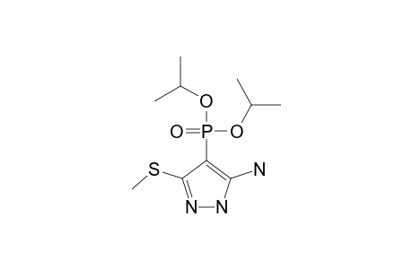 DIISOPROPYL-(5-AMINO-3-METHYLSULFANYL-1H-PYRAZOL-4-YL)-PHOSPHONATE