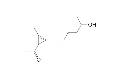 Ethanone, 1-[2-(5-hydroxy-1,1-dimethylhexyl)-3-methyl-2-cyclopropen-1-yl]-