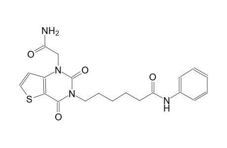 6-(1-(2-amino-2-oxoethyl)-2,4-dioxo-1,4-dihydrothieno[3,2-d]pyrimidin-3(2H)-yl)-N-phenylhexanamide