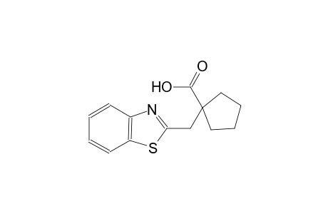 cyclopentanecarboxylic acid, 1-(2-benzothiazolylmethyl)-