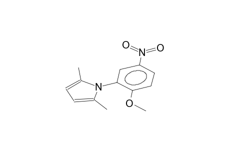 1-(2-methoxy-5-nitrophenyl)-2,5-dimethylpyrrole