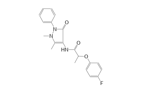 propanamide, N-(2,3-dihydro-1,5-dimethyl-3-oxo-2-phenyl-1H-pyrazol-4-yl)-2-(4-fluorophenoxy)-