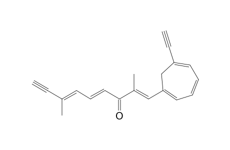 1-(6-Ethynyl-1,3,5-cycloheptatrienyl)-2,7-dimethyl-1,4,6-nonatrien-8-yn-3-one