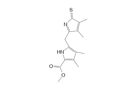 1H-Pyrrole-2-carboxylic acid, 3,4-dimethyl-5-(3,4-dimethyl-2(1H)-thioxo-5-pyrrolylidenemethyl)-, methyl ester