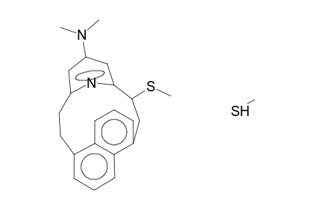 [2](1,5)NAPHTHALINO[2](2,6)PYRIDINOPHAN, 17-(DIMETHYLAMINO)-1,12-BIS(METHYLTHIO)-, trans