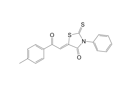 (5Z)-5-[2'-(4"-Methylphenyl)-2'-oxoethylidene]-3-phenyl-2-thioxo-1,3-thiazolidin-4-one