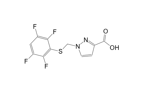 1-{[(2,3,5,6-tetrafluorophenyl)sulfanyl]methyl}-1H-pyrazole-3-carboxylic acid