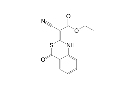 (2E)-2-cyano-2-(4-keto-1H-3,1-benzothiazin-2-ylidene)acetic acid ethyl ester