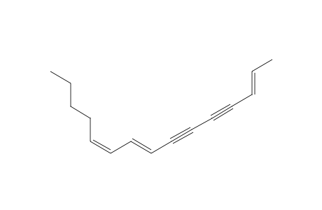 2,8,10-Pentadecatriene-4,6-diyne, (E,E,Z)-