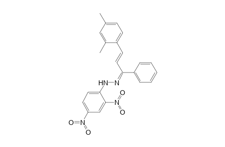 N-[(E)-[(E)-3-(2,4-dimethylphenyl)-1-phenyl-prop-2-enylidene]amino]-2,4-dinitro-aniline
