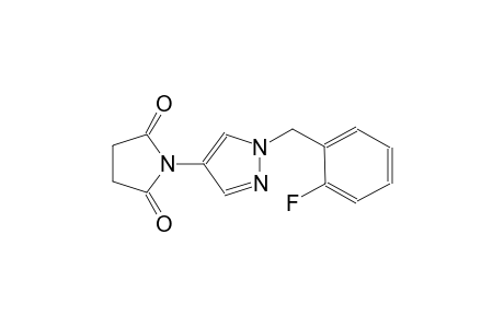 1-[1-(2-fluorobenzyl)-1H-pyrazol-4-yl]-2,5-pyrrolidinedione