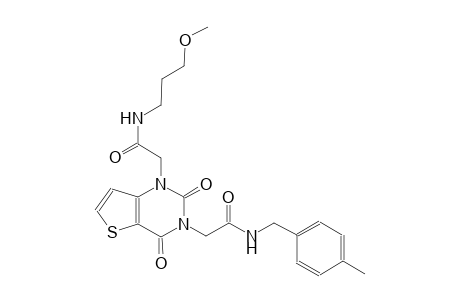 1-(6-methoxy-2-oxohexyl)-3-[4-(4-methylphenyl)-2-oxobutyl]-1H,2H,3H,4H-thieno[3,2-d]pyrimidine-2,4-dione