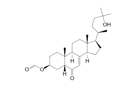 26,27-Dinorergost-7-en-6-one, 3-(formyloxy)-24-hydroxy-, (3.beta.,5.beta.)-