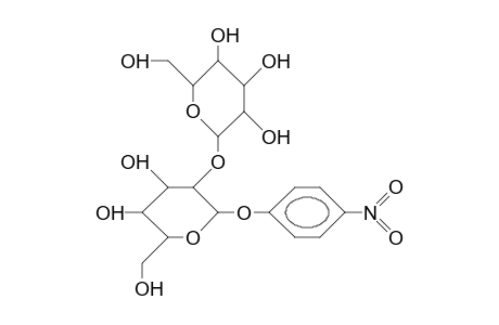 P-Nitro-phenyl 2-O-(B-D-glucopyranosyl)-B-D-glucopyranoside