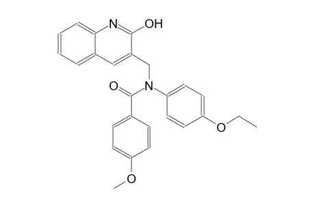 N-(4-ethoxyphenyl)-N-[(2-hydroxy-3-quinolinyl)methyl]-4-methoxybenzamide