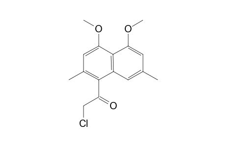 1-CHLOROACETYL-4,5-DIMETHOXY-2,7-DIMETHYL-NAPHTHALENE