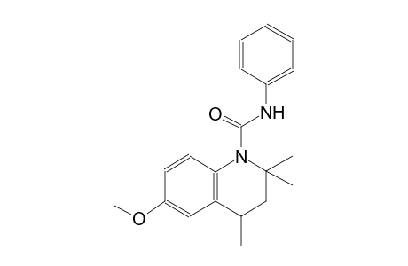 6-methoxy-2,2,4-trimethyl-N-phenyl-3,4-dihydro-1(2H)-quinolinecarboxamide
