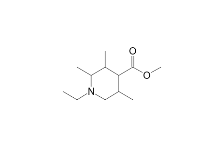 4-Carbomethoxy-1-ethyl-2,3,5-trimethylpiperidine