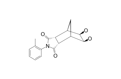 ANTI-ENDO-CIS-N-(ORTHO-TOLYL)-5,6-DIHYDROXY-BICYCLO-[2.2.1]-HEPTANE-2,3-DICARBOXIMIDE