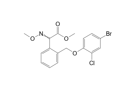 Benzeneacetic acid, 2-[(4-bromo-2-chlorophenoxy)methyl]-alpha-(methoxyimino)-, methyl ester