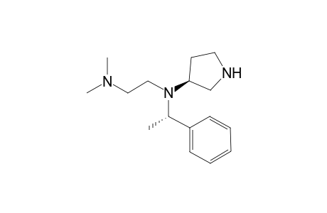 N-(N',N'-Dimethylaminoethyl)-3(S)-(1-(S)-phenylethyl)aminopyrrolidine