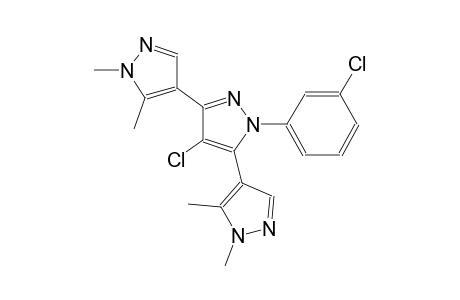 4'-chloro-1'-(3-chlorophenyl)-1,1'',5,5''-tetramethyl-1H,1'H,1''H-4,3':5',4''-terpyrazole