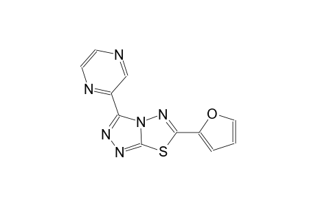 6-(2-furyl)-3-(2-pyrazinyl)[1,2,4]triazolo[3,4-b][1,3,4]thiadiazole