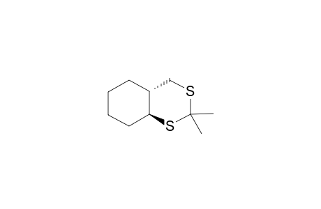 2,2-DIMETHYL-(4AR,8AT)-HEXAHYDRO-1,3-BENZODITHIINE