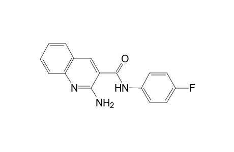 2-Amino-quinoline-3-carboxylic acid (4-fluoro-phenyl)-amide