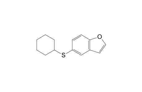 5-(Cyclohexylthio)benzofuran