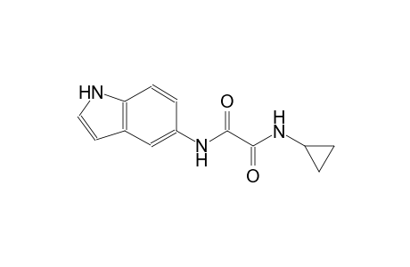 ethanediamide, N~1~-cyclopropyl-N~2~-(1H-indol-5-yl)-