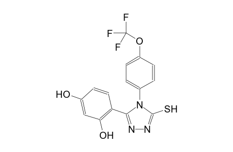 1,3-benzenediol, 4-[5-mercapto-4-[4-(trifluoromethoxy)phenyl]-4H-1,2,4-triazol-3-yl]-