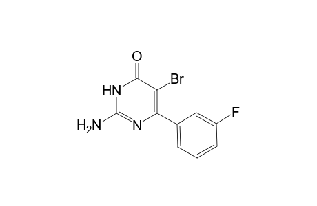 4(1H)-Pyrimidinone, 2-amino-5-bromo-6-(3-fluorophenyl)-