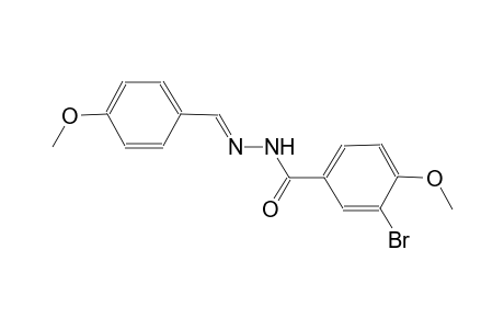 benzoic acid, 3-bromo-4-methoxy-, 2-[(E)-(4-methoxyphenyl)methylidene]hydrazide